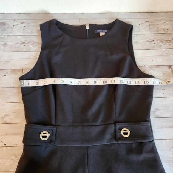 Tommy Hilfiger Sleeveless Crepe Black Jumpsuit Size 4 - Picture 6 of 11